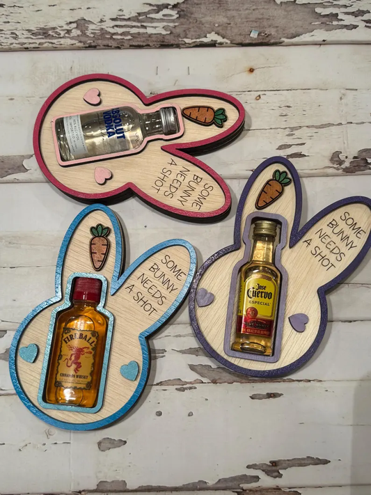 🎉Adult Easter Basket Gift-Easter Bunny Alcohol Bottle