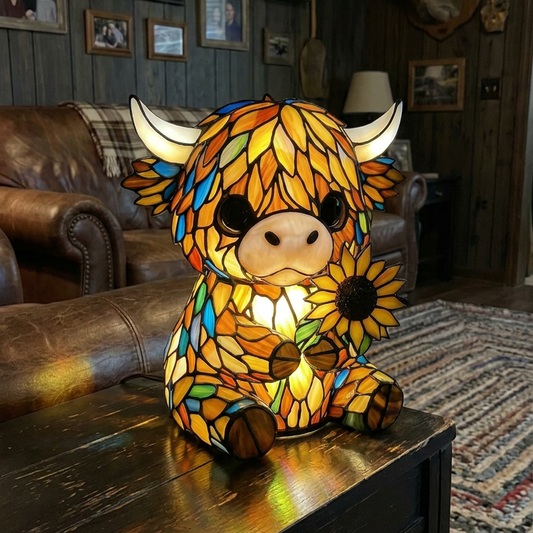 Retro-Syle Hand-Painted Cute Animal Night Light