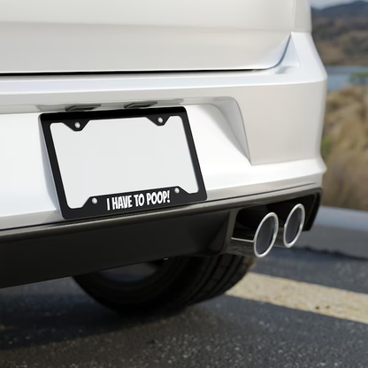 Fun and unique license plate frames