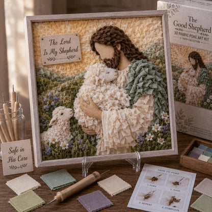 🔥HOT SALE 49% OFF - ✝️3D Christian Fabric Poke Art Kit