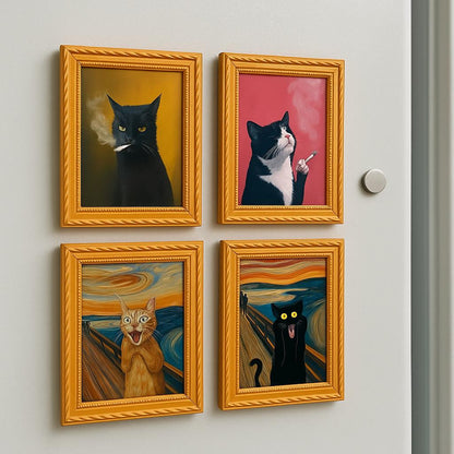 Decorative Cat Frame Magnets
