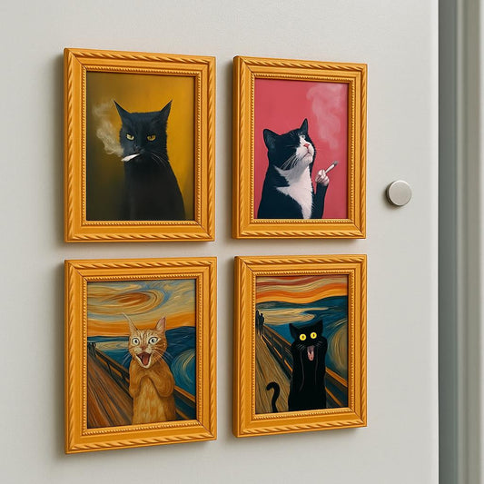 Decorative Cat Frame Magnets