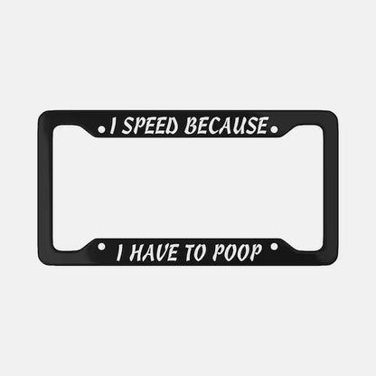 Fun and unique license plate frames