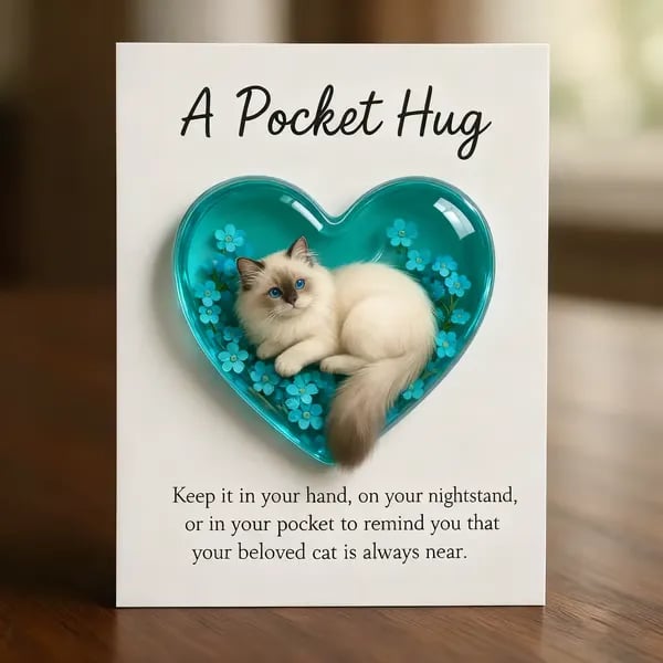🎄Early Christmas Sale 49% OFF😺💖 Pocket Hug Cat Card--🎉