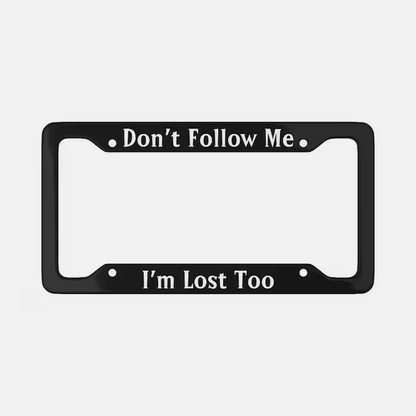 Fun and unique license plate frames