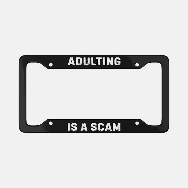 Fun and unique license plate frames
