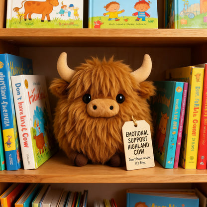 🎅Christmas Pre Sale 49% OFF🎁Emotional Support Highland Cow Plush🎉