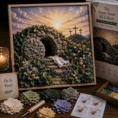 🔥HOT SALE 49% OFF - ✝️3D Christian Fabric Poke Art Kit