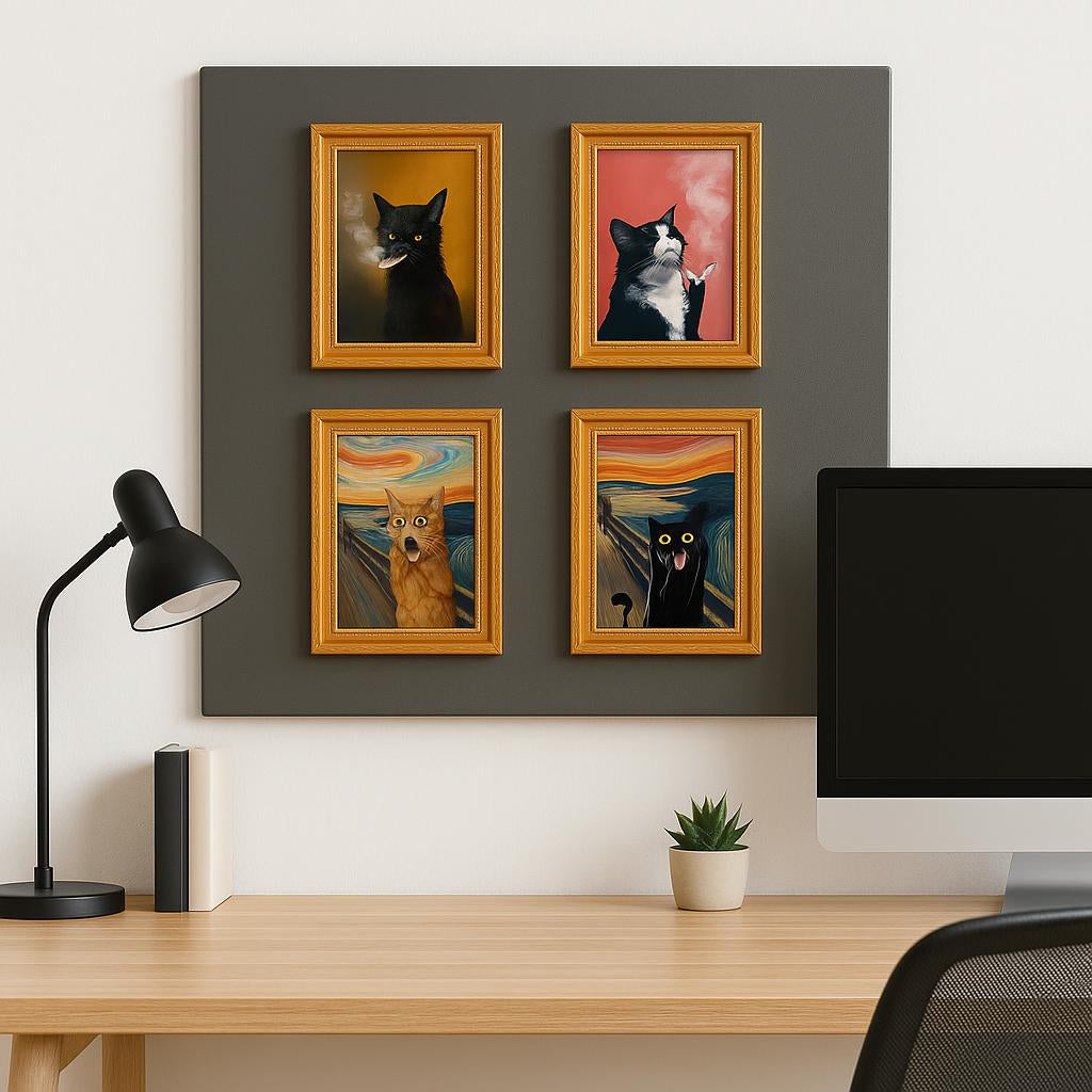 Decorative Cat Frame Magnets