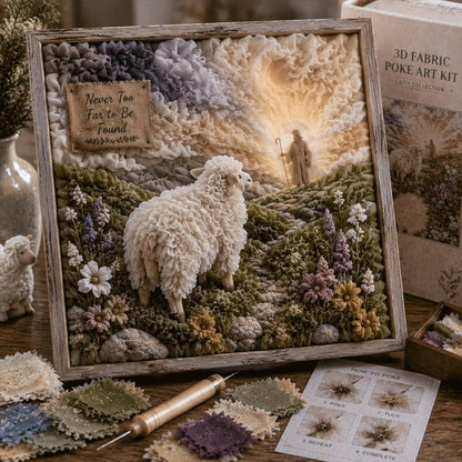 🔥HOT SALE 49% OFF - ✝️3D Christian Fabric Poke Art Kit