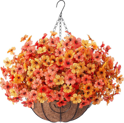 SAVE 49% TODAY 🔥 Simulated Hanging Flower Basket 🌸No Watering💧. No Wilting. Just Perfect Blooms.