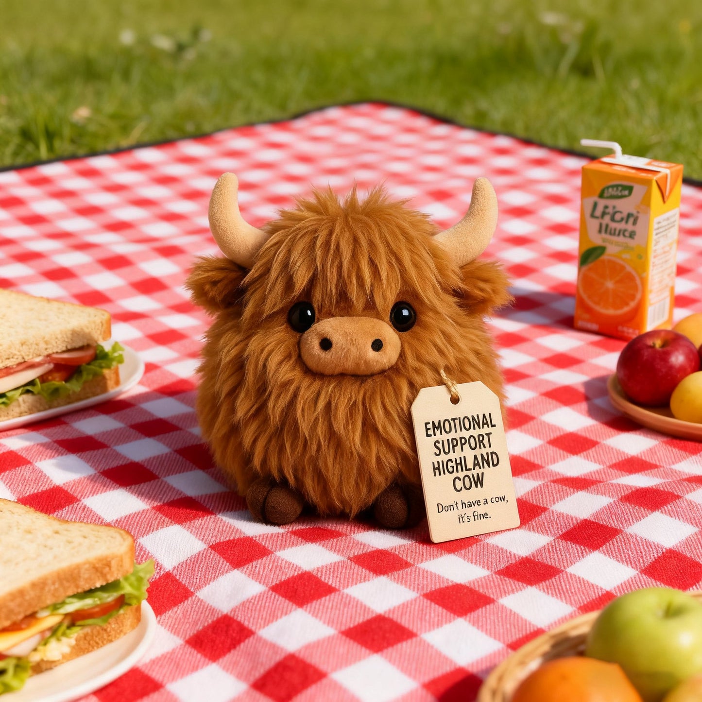 🎅Christmas Pre Sale 49% OFF🎁Emotional Support Highland Cow Plush🎉