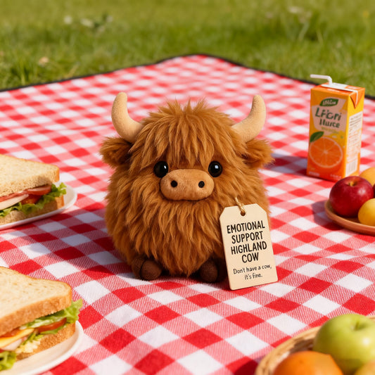 🎅Christmas Pre Sale 49% OFF🎁Emotional Support Highland Cow Plush🎉
