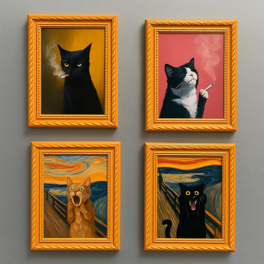 Decorative Cat Frame Magnets