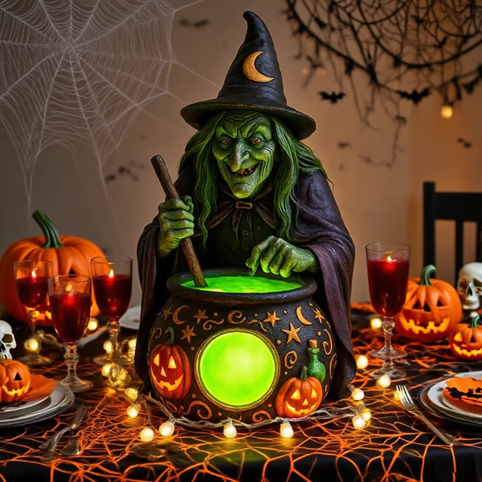 Halloween Witch Lamp - Halloween Gift For Your Loved One
