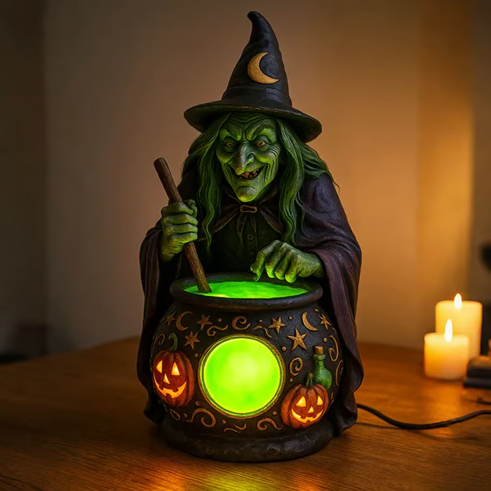 Halloween Witch Lamp - Halloween Gift For Your Loved One