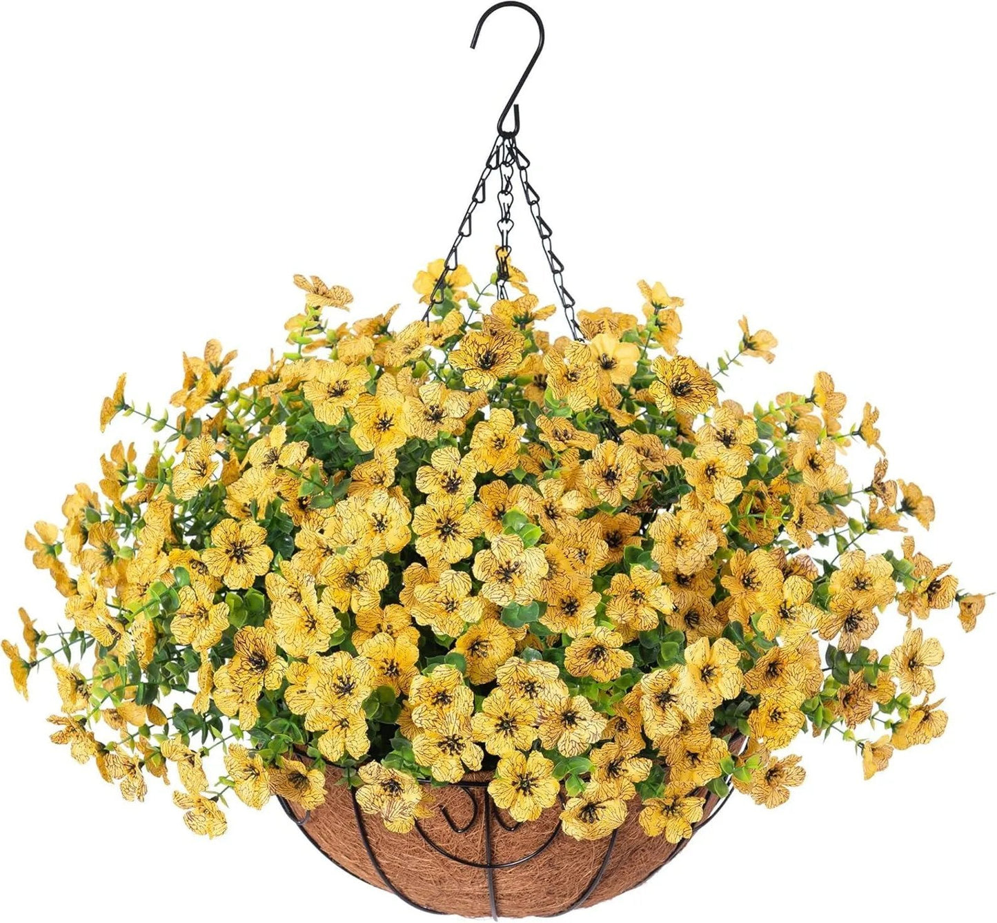 SAVE 49% TODAY 🔥 Simulated Hanging Flower Basket 🌸No Watering💧. No Wilting. Just Perfect Blooms.
