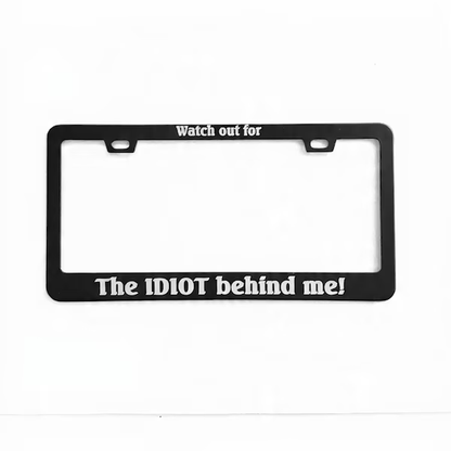 Fun and unique license plate frames