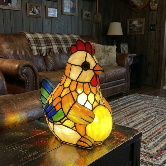Retro-Syle Hand-Painted Cute Animal Night Light