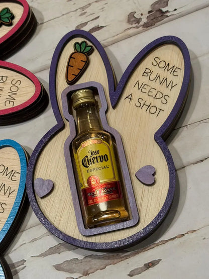 🎉Adult Easter Basket Gift-Easter Bunny Alcohol Bottle