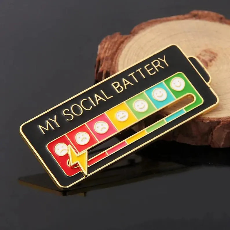 Funny Spinner Enamel Pin