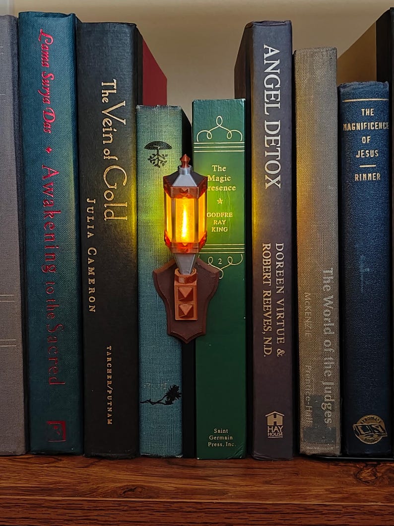 Fantasy Torch Book Nook
