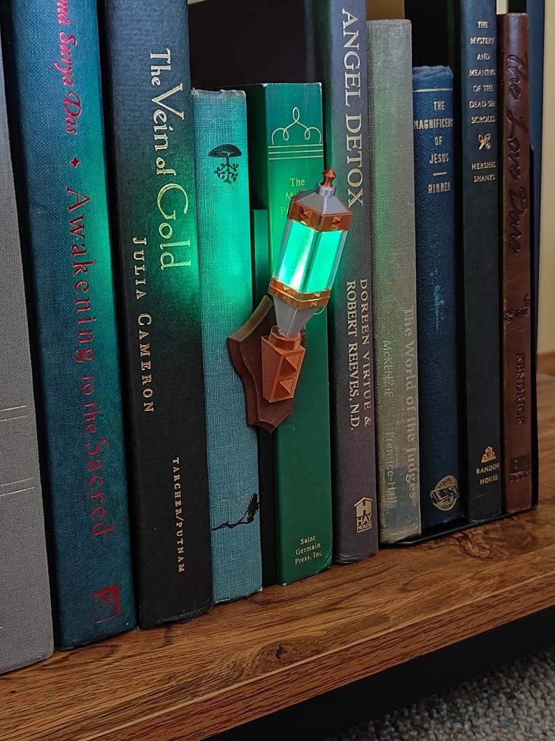 Fantasy Torch Book Nook