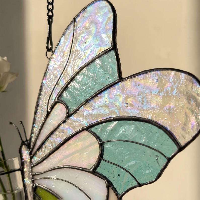 Suncatcher Butterfly Flower Tube