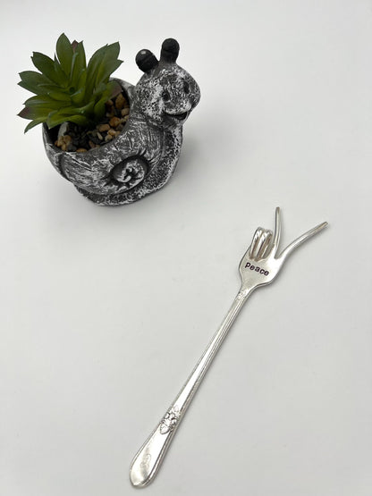 Funny Vintage Hand Bent Fork Fridge Magnets