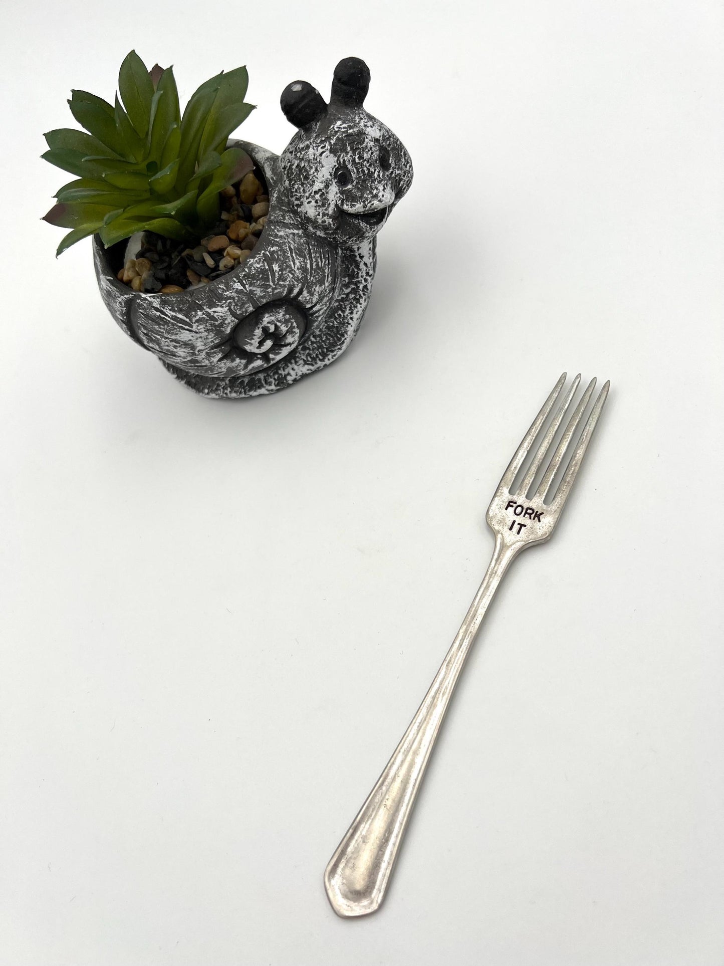 Funny Vintage Hand Bent Fork Fridge Magnets