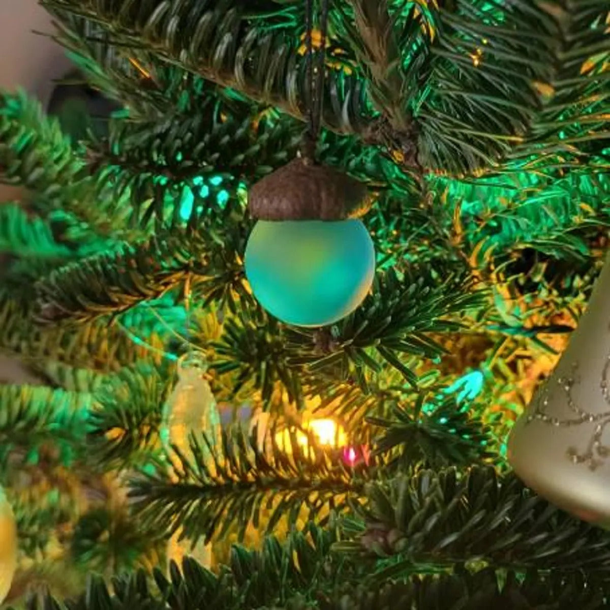 Christmas Decoration – Sea Glass Acorn