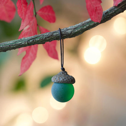Christmas Decoration – Sea Glass Acorn