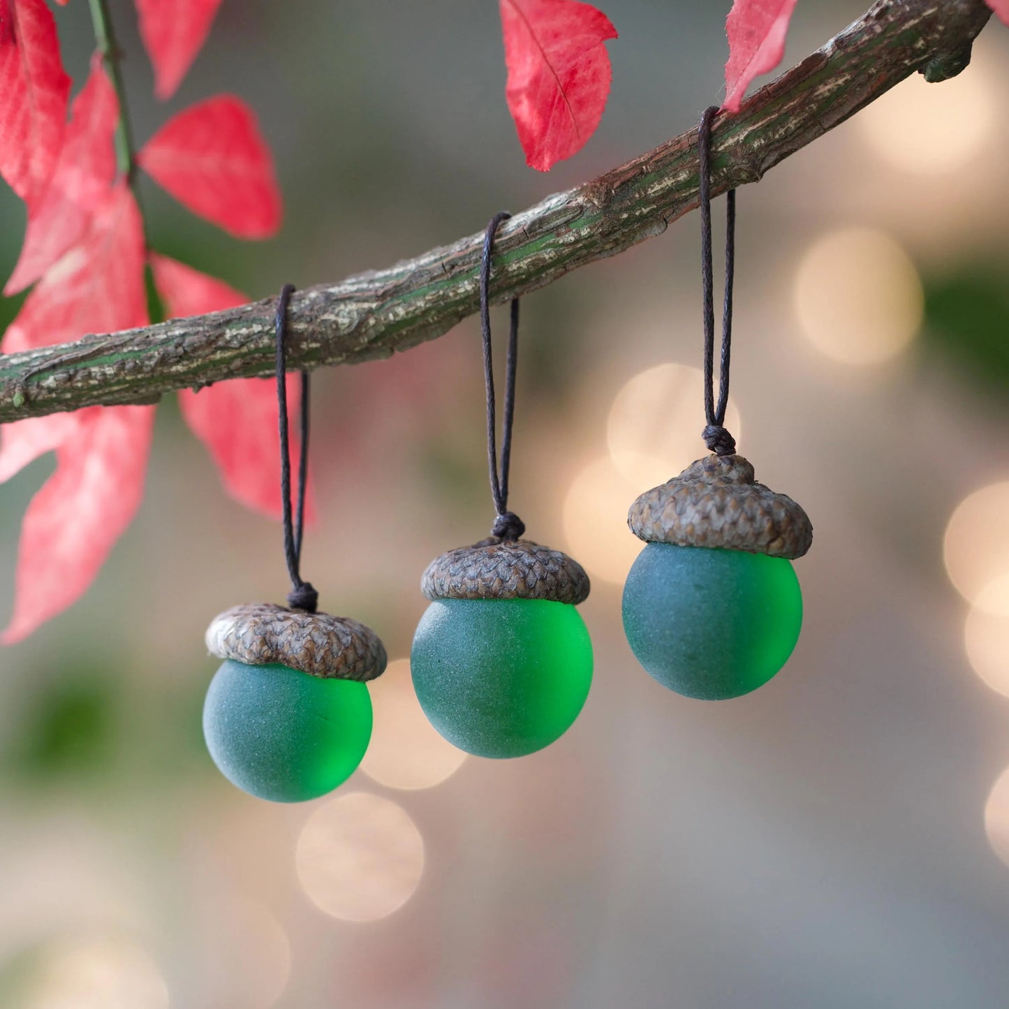 Christmas Decoration – Sea Glass Acorn