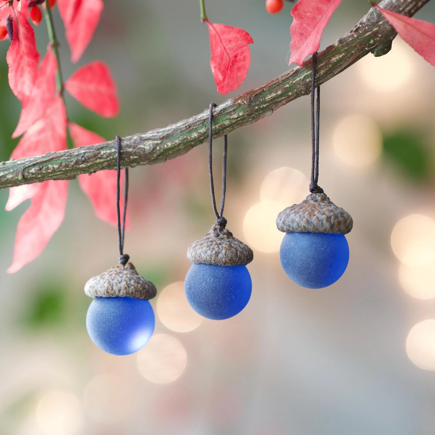 Christmas Decoration – Sea Glass Acorn