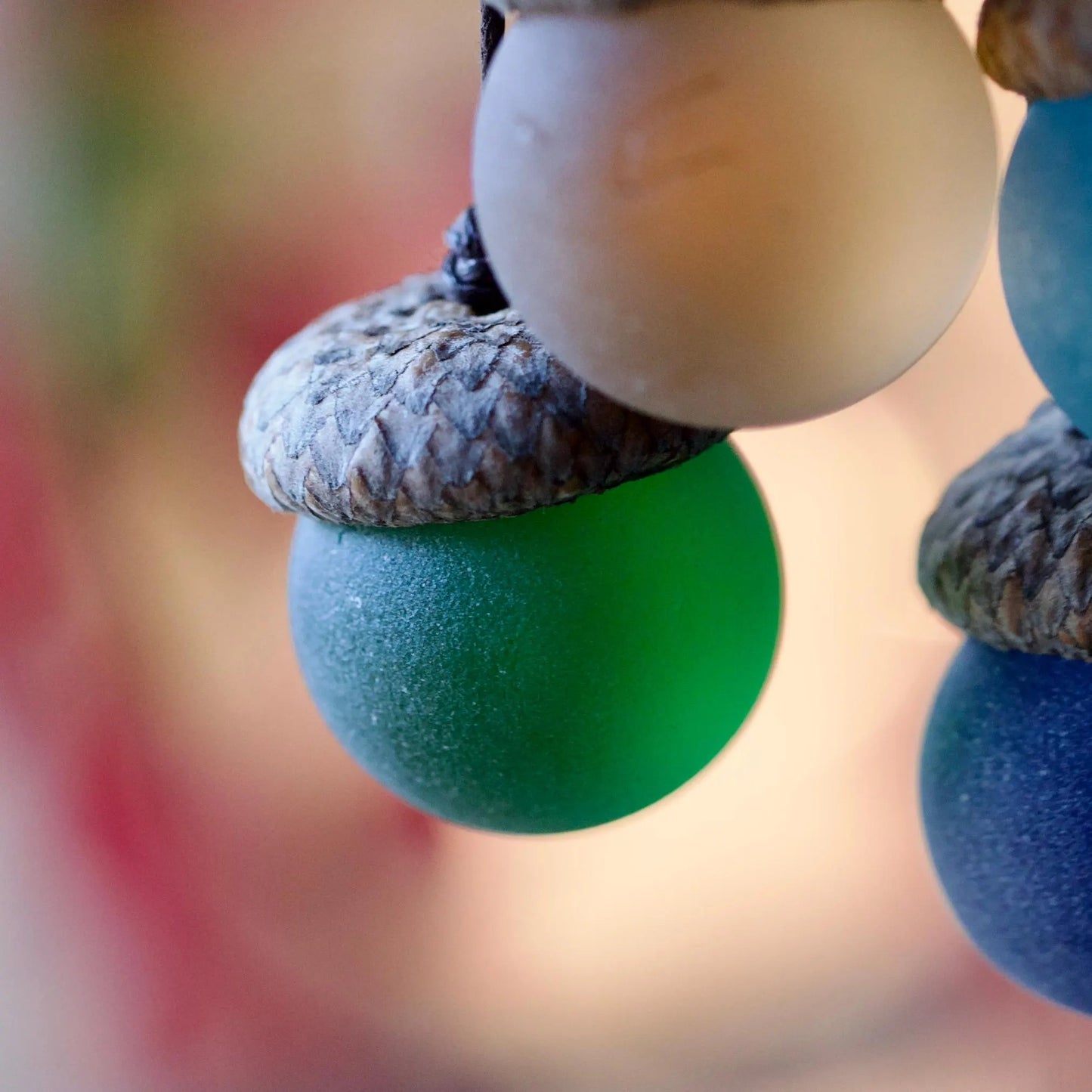 Christmas Decoration – Sea Glass Acorn