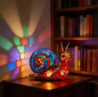 Retro-Syle Hand-Painted Cute Animal Night Light