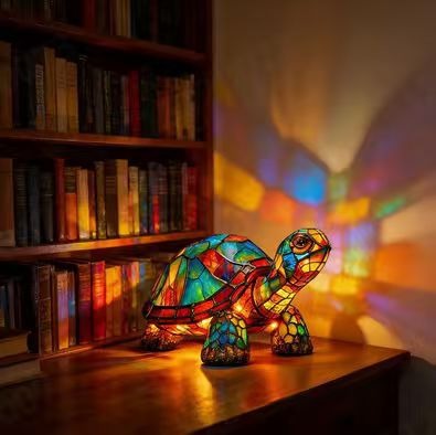 Retro-Syle Hand-Painted Cute Animal Night Light