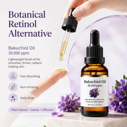High-Potency Bakuchiol Oil: Plant-Based Retinol for Pro-Aging