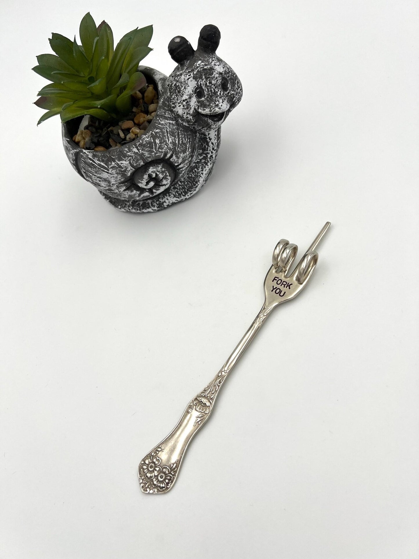Funny Vintage Hand Bent Fork Fridge Magnets