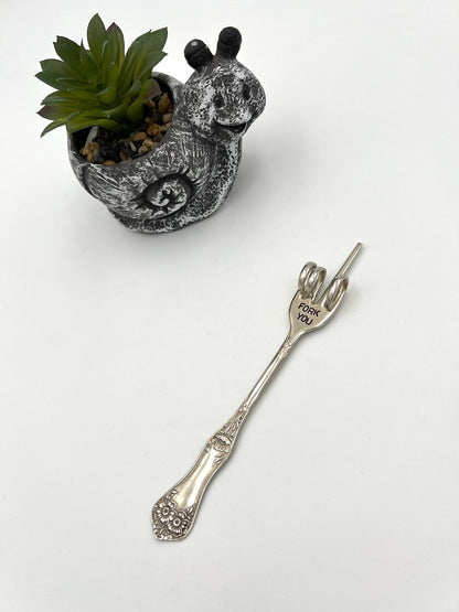 Funny Vintage Hand Bent Fork Fridge Magnets
