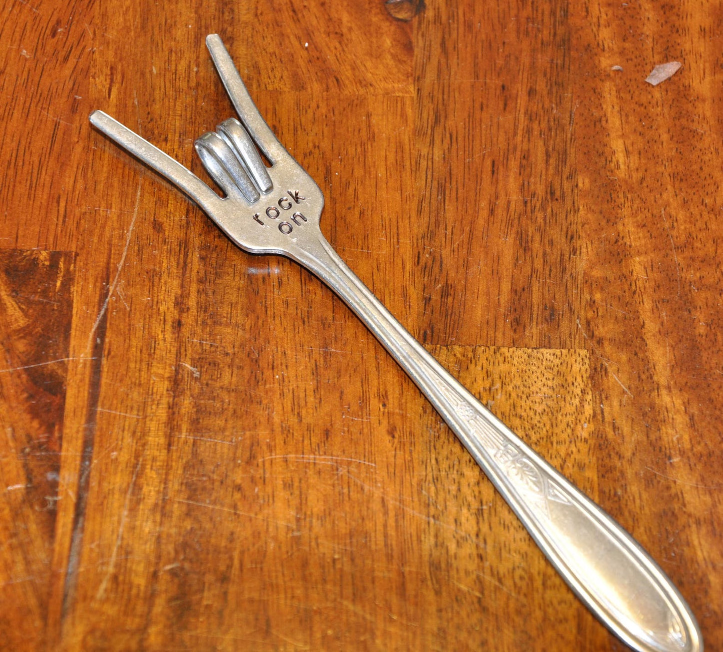 Funny Vintage Hand Bent Fork Fridge Magnets