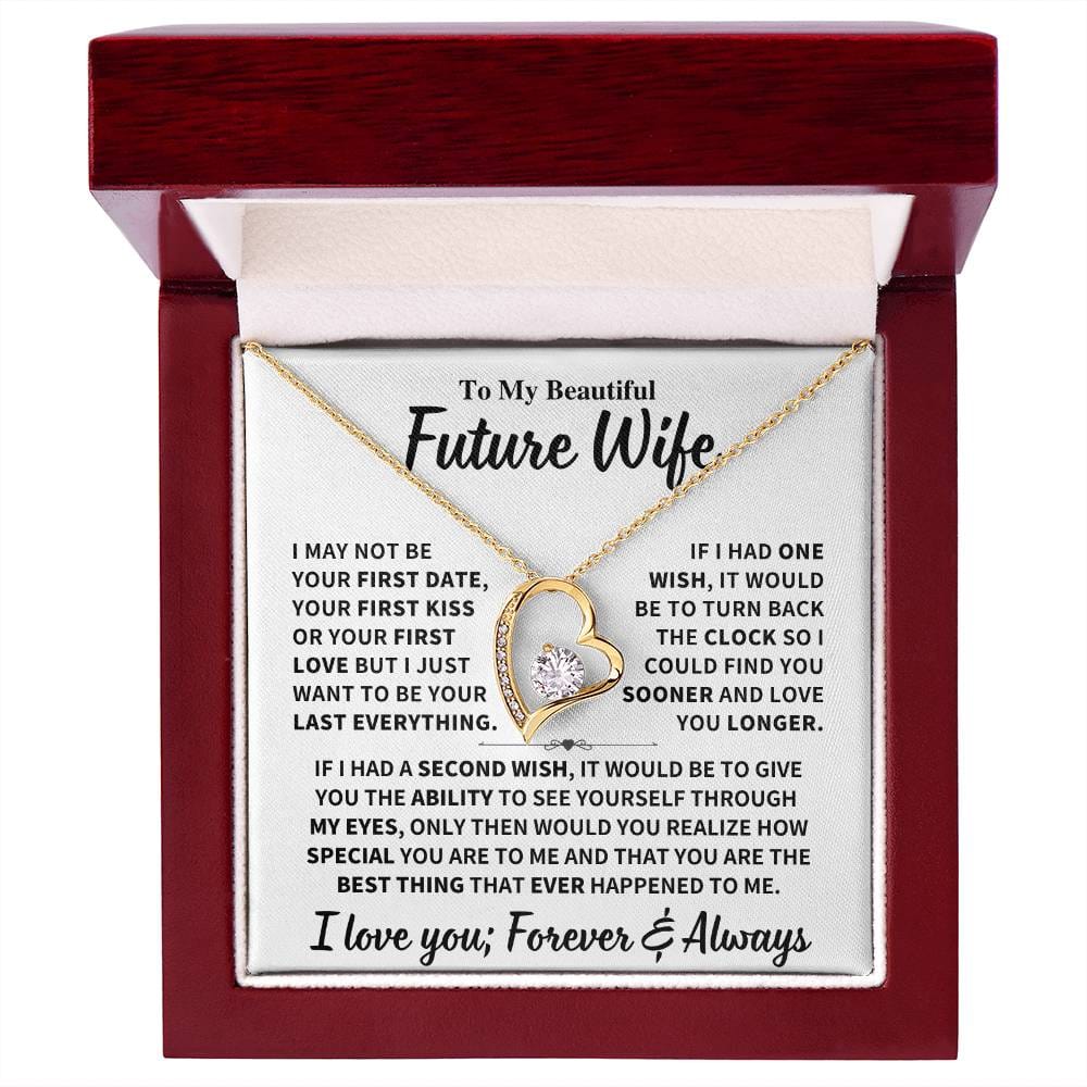 Future Wife Gift, "Best Thing That Ever Happened To me" Heart Necklace