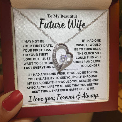Future Wife Gift, "Best Thing That Ever Happened To me" Heart Necklace