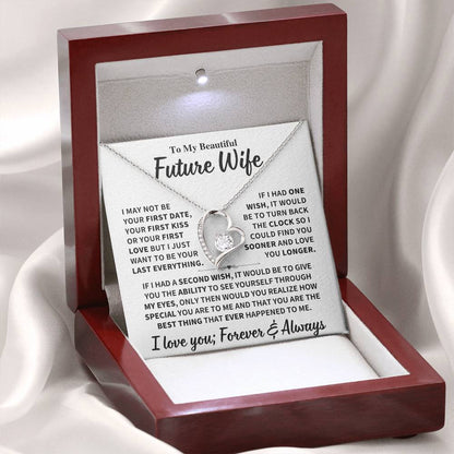 Future Wife Gift, "Best Thing That Ever Happened To me" Heart Necklace